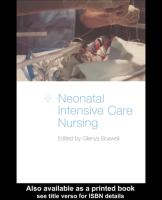 170 كتاب طبى فى مختلف التخصصات NICU_nursing